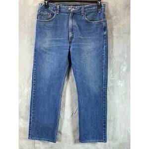 LEVI'S Men's Medium Wash 505 Regular-Fit Straight-Leg Denim Jeans SZ 38X29
